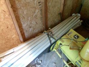 lot 32 image: Large Event Tent WPoles (Unknown Actual Size)