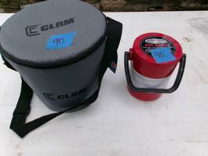 lot 90 image: Clam & Strikemaster Bait Buckets (NOS)