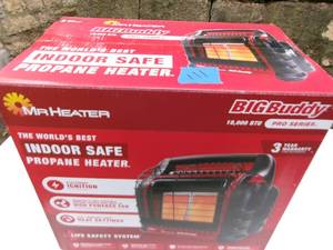 lot 111 image: 18,000 BTU Buddy Heater (NOS)