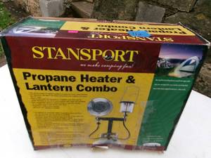 lot 112 image: Stansport Propane Heater & Lantern Combo (NOS)