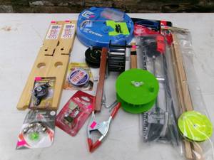 lot 120 image: Ice Fishing Misc Clam Tipup, Rattle Reels & Misc (NOS)