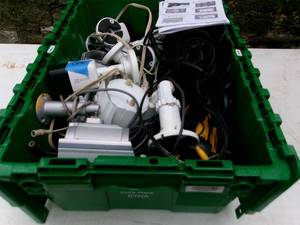 lot 126 image: Tote of Security Cameras