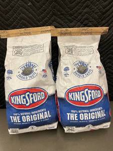lot 10 image: Set of 2 Kingsford Original Charcoal Briquets 8lb Bags
