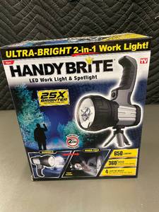 lot 29 image: Handy Brite LED Work Light and Spotlight 2-in-1