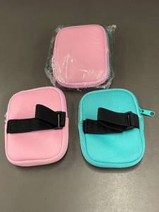 lot 45 image: Set of 4 Soft Neoprene Pouches with Wrist Straps