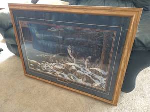 lot 3 image: Large Night Lights Signed & Numbered Jim Hansel Print
