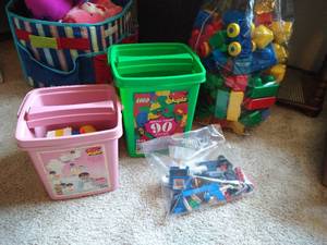 lot 38 image: Building Blocks for Toddlers & Legos