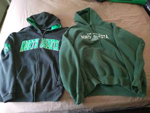 lot 53 image: Two UND Sweatshirts