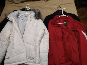 lot 62 image: Four Ladies Coats (Large), Including Columbia Parka