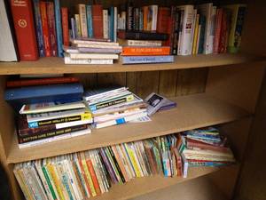lot 64 image: Three Shelves of Books Vintage Kids, Adult, Non-fiction, Etc