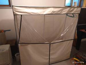 lot 133 image: Portable, Collapsible Closet