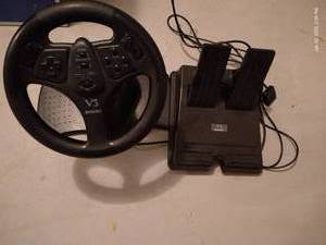 lot 137 image: Playstation Wheel & Pedals