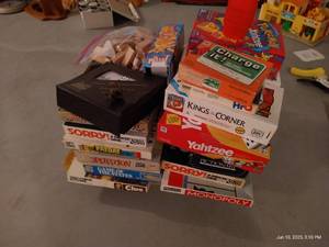 lot 149 image: Huge Pile of Board Games- Many Vintage Classics