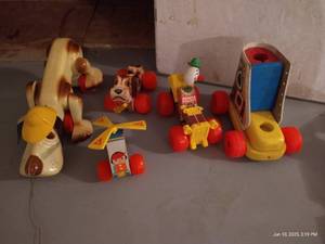 lot 153 image: Rolling Vintage Toddler Toys