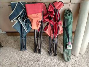 lot 177 image: Four Camping Chairs