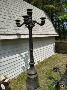 lot 190 image: Historic Cast Iron Lamp Post from Pre-Flood Downtown GF