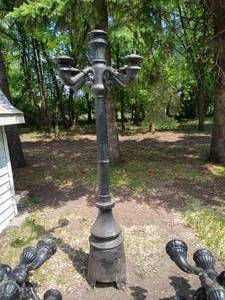 lot 193 image: Historic Cast Iron Lamp Post from Pre-Flood Downtown GF