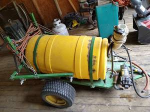 lot 206 image: Pull Behind Sprayer for the Mower