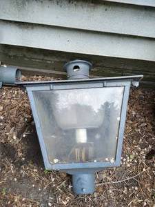 lot 234 image: Large Outdoor Light Fixture