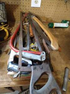 lot 245 image: Hand Saws, Blades & Sharpening Stones