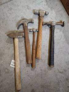 lot 251 image: Five Hammers