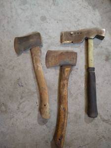 lot 253 image: Three Hatchets