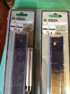 lot 269 image: Two New 18 magnet Tool Holder Bars & Magnet