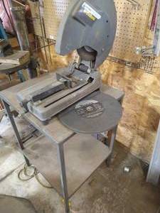 lot 287 image: 14 Chop Saw w Extra Blades