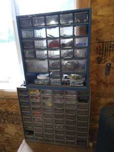 lot 293 image: Hardware Organizers w Contents
