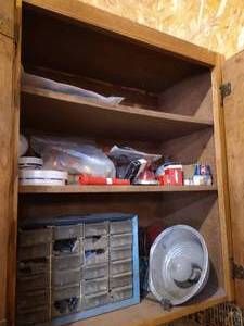 lot 303 image: Misc Shelves of Light Bulbs, Hardware, Etc