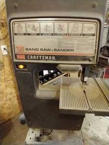 lot 312 image: 12 Craftsman Band Saw Sander