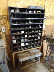 lot 313 image: Organizers w Hardware & Bench