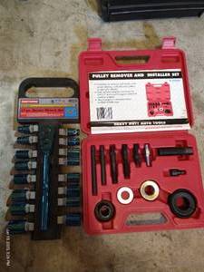 lot 321 image: New Craftsman Socket Wrench Set, Pulley Remover