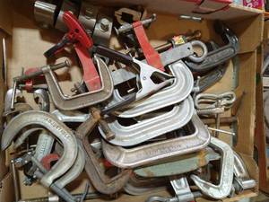 lot 356 image: Lots of Clamps, Various Sizes & Styles