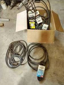 lot 375 image: Box of Misc Automotive Belts