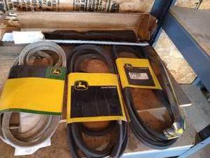 lot 413 image: John Deere Belts & Three Mower Blades