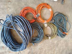 lot 448 image: Six Heavy Duty Extension Cords
