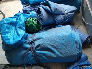 lot 537 image: Large Lot of Tarps
