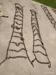 lot 544 image: Tractor Tire Chains- 13.26
