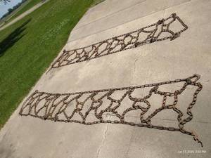 lot 545 image: Tractor Tire Chains- 18.4-34