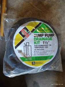 lot 554 image: New Sump Pump Drainage Kit