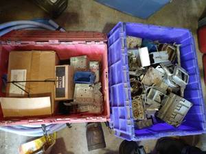 lot 560 image: Two Totes of Electrical Supplies