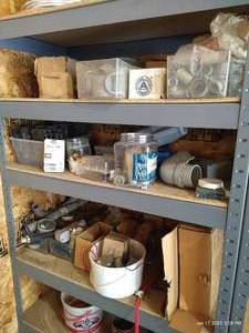 lot 569 image: Three Shelves of Electrical Supplies