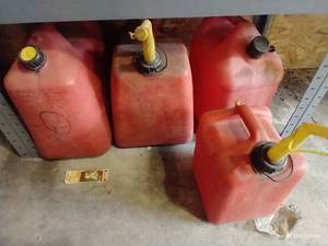 lot 573 image: Four Gas Cans