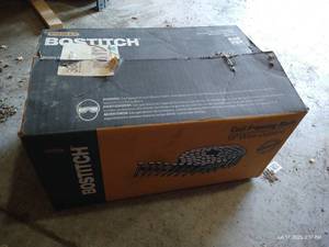 lot 576 image: Box of Bostitch Coil Framing Nails