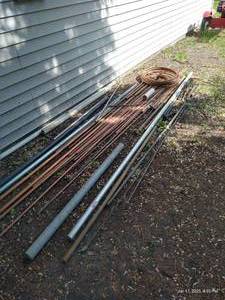 lot 624 image: Copper & Metal Pipes & Conduit