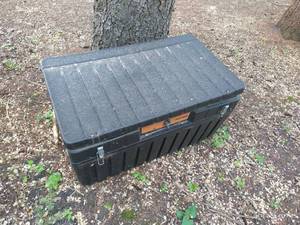 lot 626 image: Bin w Trampoline Tarp & Springs