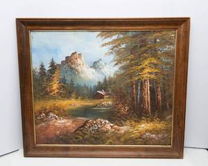 lot 538 image: Original Hand-Painted Artwork by Eugene Wood  Signed