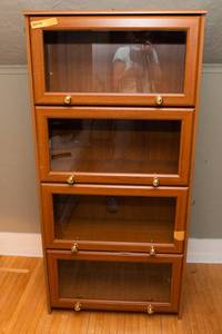 lot 531 image: Laminate Barrister Style Bookcase