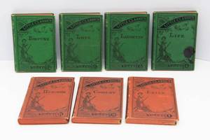 lot 600 image: Antique Little Classics Book Collection  1875 Editions, Volumes 1, 4, 5, 6, 9, 11, and 12